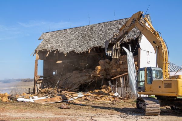 Barn Demolition in Manchester